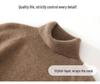 High Neck Cashmere Loose Knit Sweater for Women