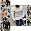 Men O-neck Slim Fit Autumn Winter Sweaters With Long Sleeves For Casual Wear