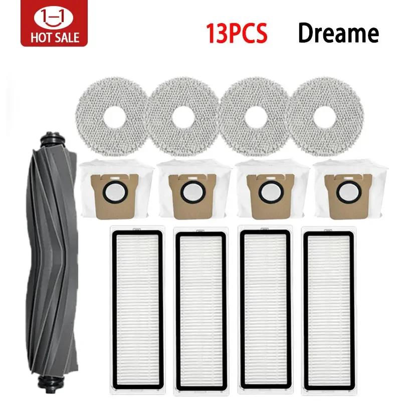 For XIAOMI Mijia Omni 1S B101CN  B116 X10+ Accesories Dreame L10s Ultra / S10 Pro Main Side Brush Hepa Filter Mop Dust Bag Parts
