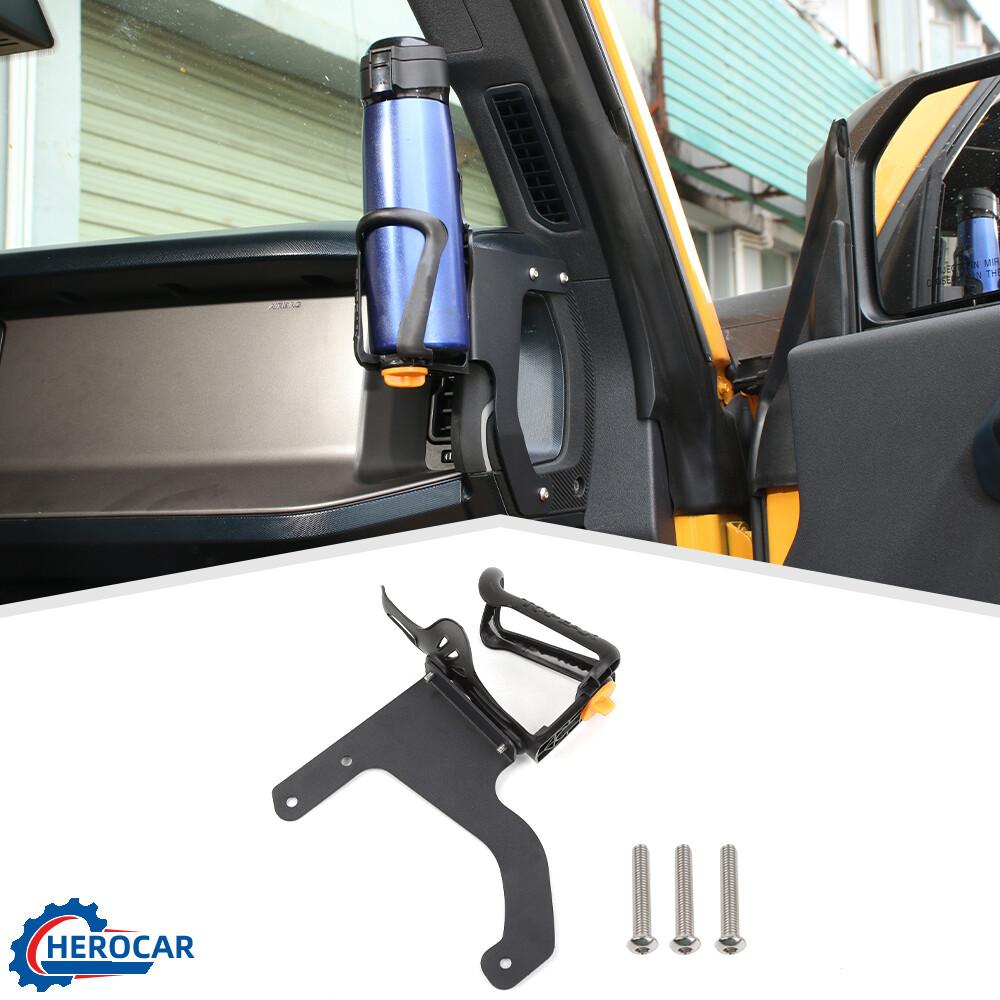 Car Front A Pillar Handle Water Cup Holder Mount for Ford Bronco +Right Side