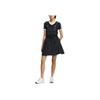 Adidas Originals Trefoil Solid Color Suspender Sports Dress Women Dress Black HS9495