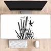 Japanese Katana Samurai Mouse Pad Large Computer Office Game Xxl Rubber Antislip Gaming Keyboard Mousepad Hd Printing Desk Mat