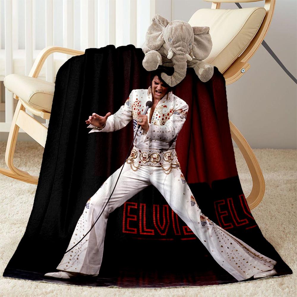 Elvis Presley Performance Blanket Warmthful Decor Great for Couch Office Chair Bedding for All Seasons Modern Birthday Christmas Gift Blanket