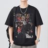 Japanese Anime Mobile Suit RX Gundam Summer Short Sleeve Cotton Print Tshirts Unisex Women Harajuku Yk Streetwear Tee Tops
