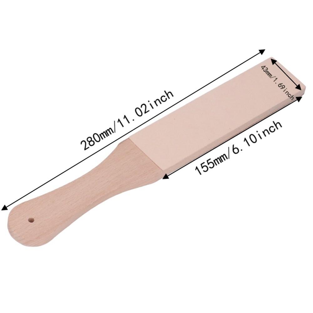 Ergonomic Handle Leather Strop Double Sided Knife Sharpening Strop For Leather Cutting Tools