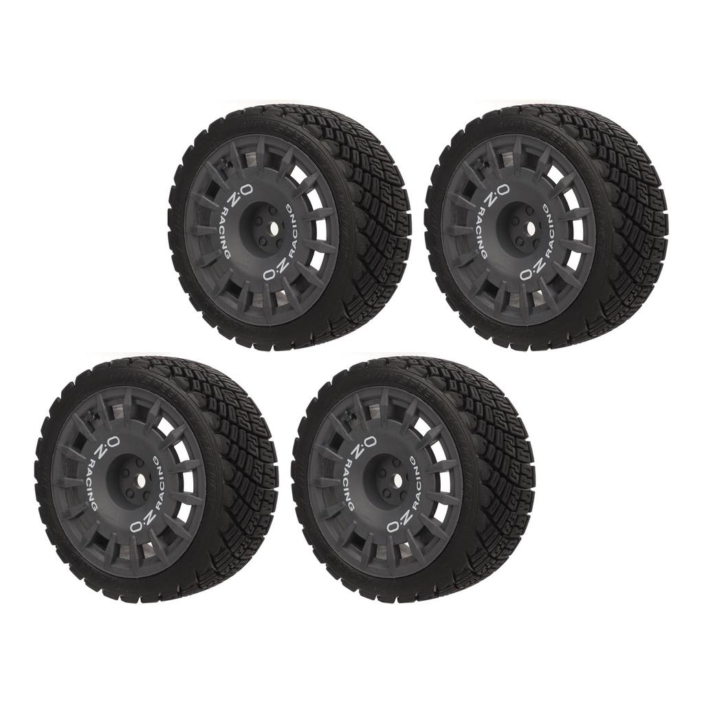 4 Pcs RC Car Tire Rubber Wheels High Wear Resistance Strong Cushioning 1Celsius10 RC On Road Tyres for
