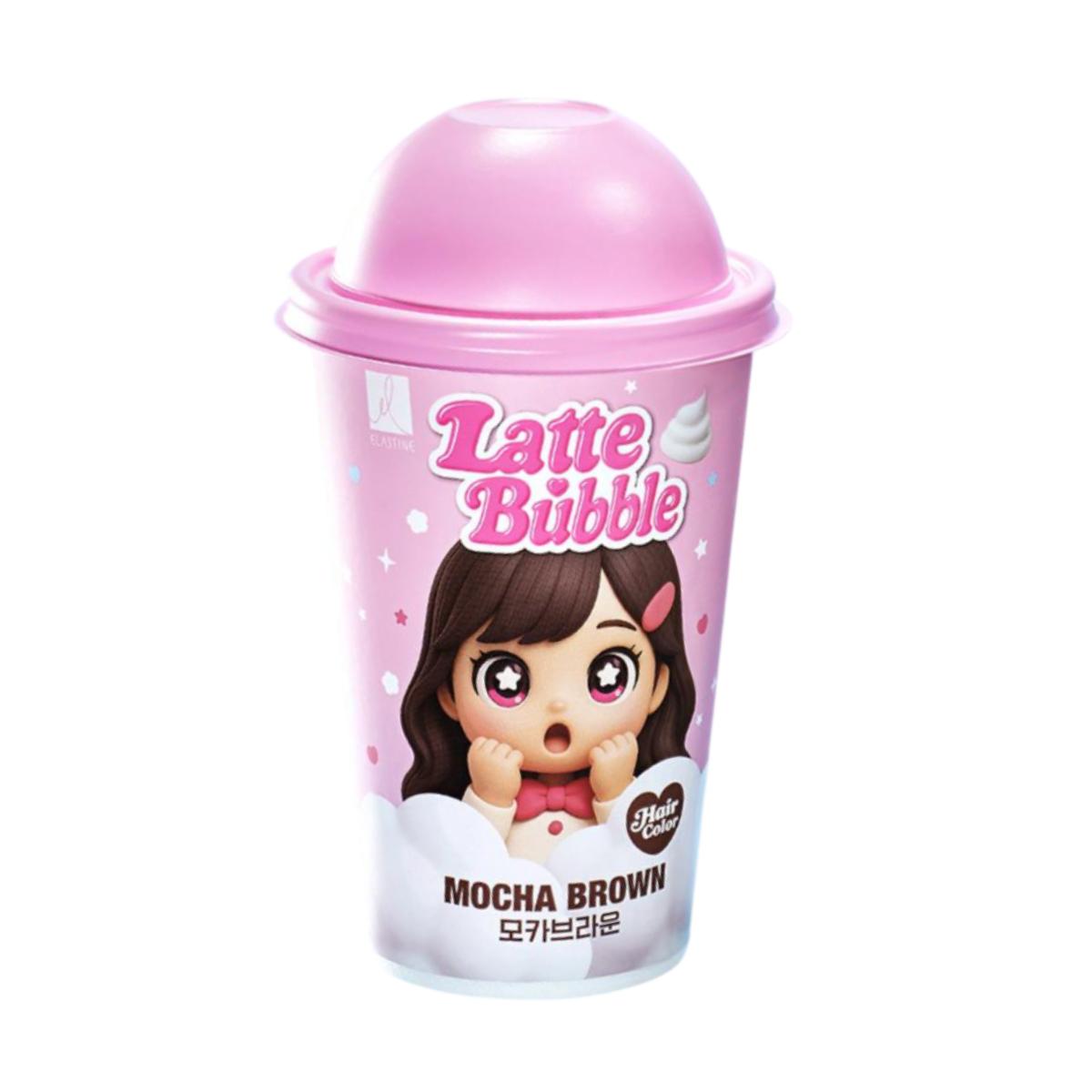 

[ELASTINE] Latte Bubble Hair Color (Mocha/Ash Brown/Ash Khaki) - LG H&H Easy Self-Dye Foam, Ammonia-Free