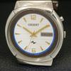 JAPAN VINTAGE ORIENT AUTOMATIC 46941 MENS WHITE COLOR DIAL WATCH a700154-5 R201-a700154