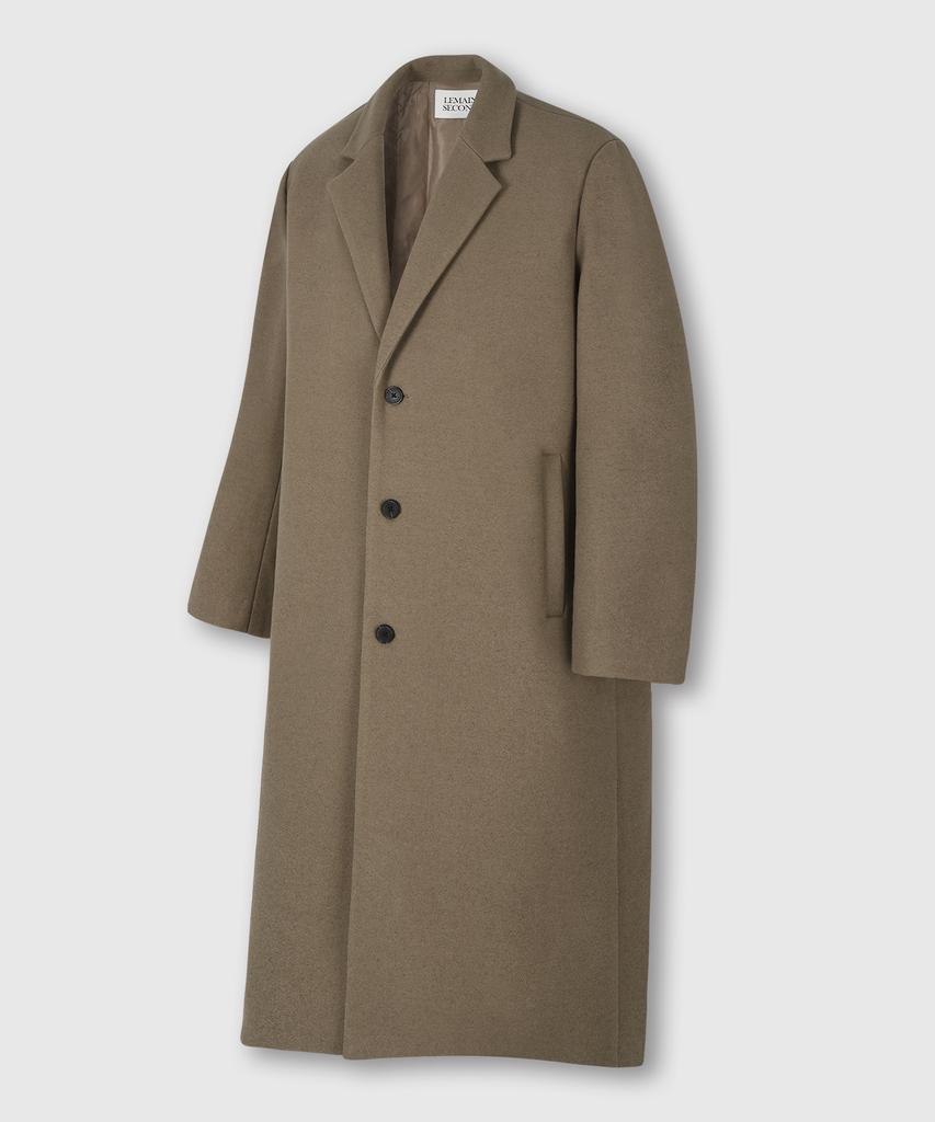 Lemain Second Wool Blend Oversized Single Coat [Beige]