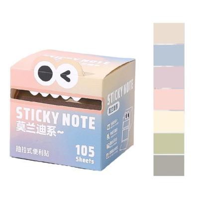 Pull Out Notes Paper for Writing 150 Sheets Pearlescent Sticky Notes Reminder On Book Notebook Calender Fridges Computer