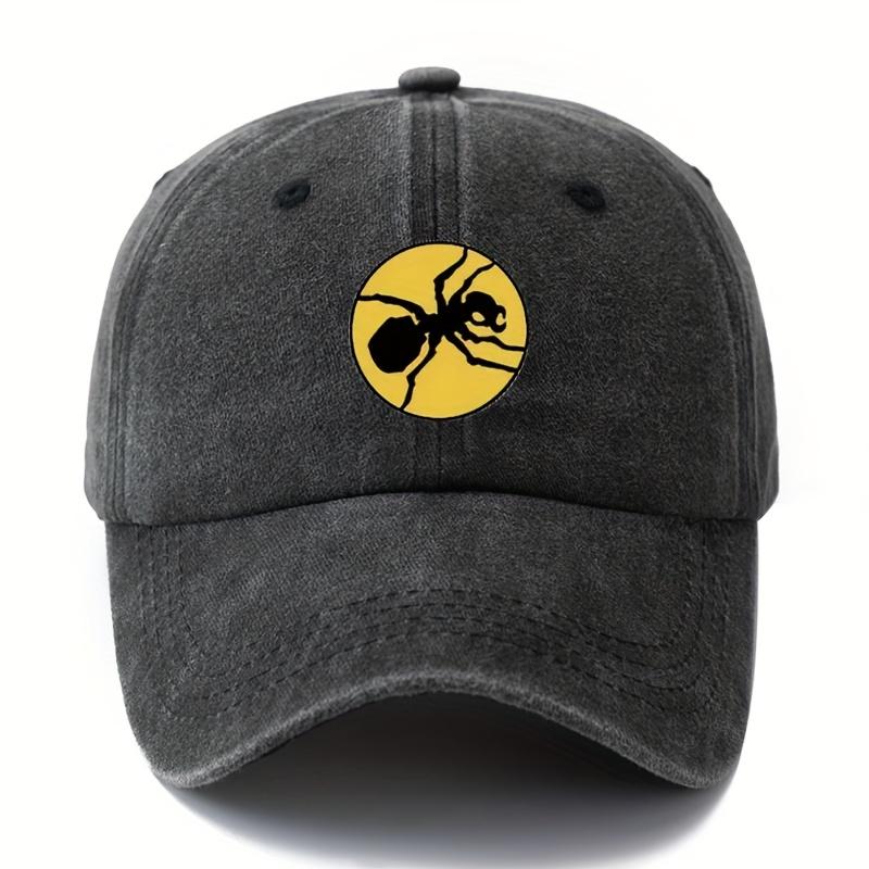 Cappellino da Baseball Ant Stampato Taglia Regolabile Unisex con Visiera Curva Cappello alla Moda e Versatile per Esterno Leggero Cappello Protezione Solare