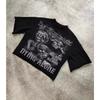 Harajuku vintage couples hiphop fashion streetwear high street popular t-shirt men american casual y2k tops oversized t shirt