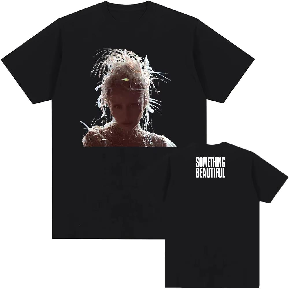 2025 Something Beautiful Album 2025 New Tshirts Miley Cyrus Singer Graphic Tshirt Cotton Round Neck Women Unisex T Shirt Streetwea S