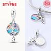 Copper Virgin Praying Hands Dangle Cross Pendant Beads Charm Fit Original Charms Bracelet Diy Fine Jewelryfor Women Gifts