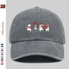pc Cute Cartoon Cat And Heart Print Baseball Cap Ideal Decorative Hat for Home Leisure MultiColor Available Comfortable And