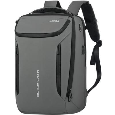 Backpack Business Backpack Rucksack 17 Inch PC Business Backpack Laptop Back Bag Large Capacity 30L with USB Charging Function Unisex Outdoor Travel