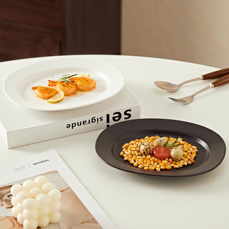 Ceramic Oval Dessert Plate