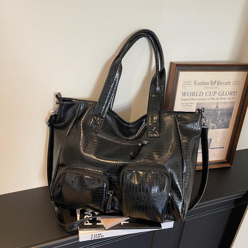 Large Capacity Women's Bag Commuter Tote Bag Shoulder Crossbody Bag