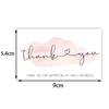 Pink Thank You Gift Card Tags for Packaging Decoration
