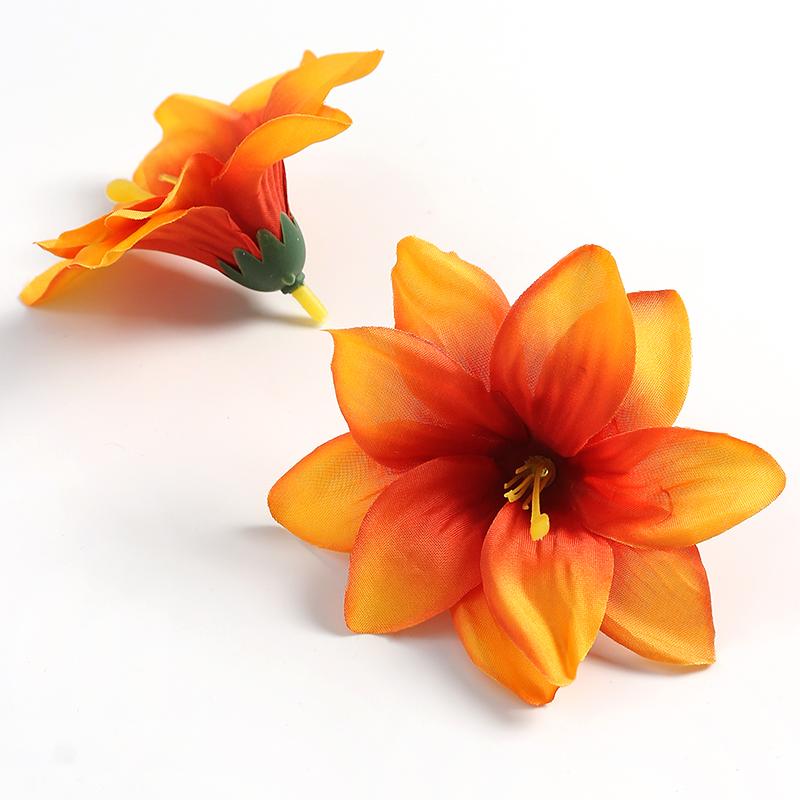 10/15Pcs 9cm Artificial Flowers Heads For Home Decor Wedding Marriage Decoration Fake Flowers DIY Craft Wreath Gifts Accessories