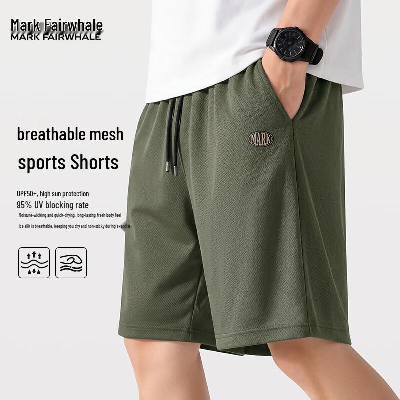 Mark Fairwhale Men s Mesh Quick-Dry Casual Shorts M