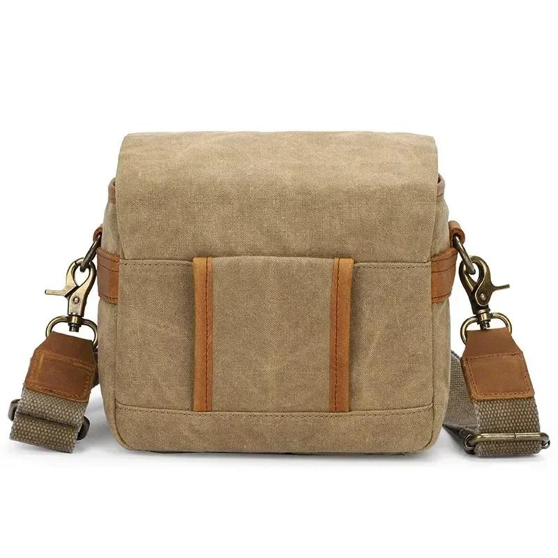 Professional Dslr Camera Messenger Bag Waterproof Crossbody Shoulder Bag For Canon Nikon Sony With Padded Compartment