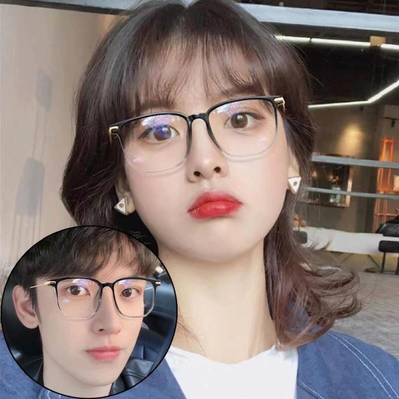 

Unisex couple fashion glasses for women G1148_Black (Transparent)