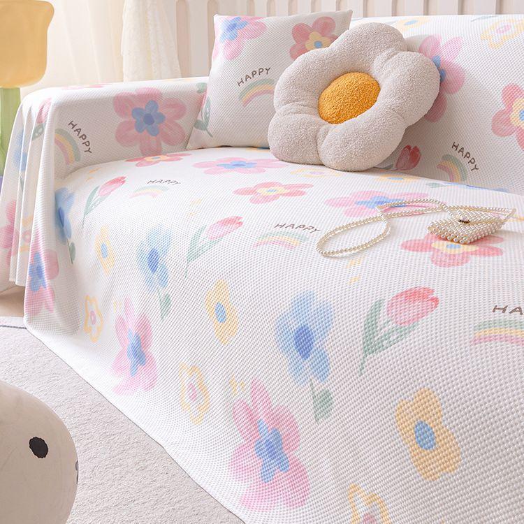 Summer Cool Sofa Cover Towel New Ice Silk Sofa Cushion Summer All-inclusive Sofa Blanket
