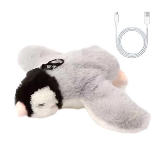 Yousheng Flapping Bird Cat Toy Rechargeable Flapping Sparrow with Chirping Sounds Catnip Interactive Plush Bird Toy for Cats Play And Exercise