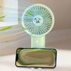 Green Cartoon Panda Fan Creative Cartoon Handheld Fan Simple Mini Electronic Fan  Camping