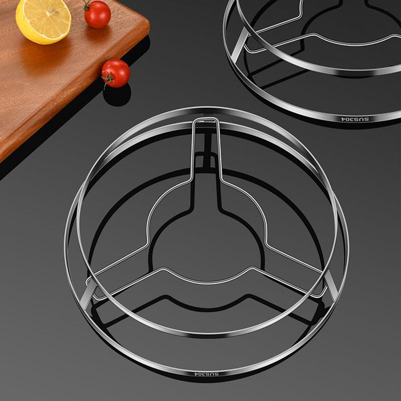 Heat Resistant Counter Pot Rack Stainless Steel Heat Resistant Counter Rack Double-Layer Kitchen Accessories Cooking Stand For