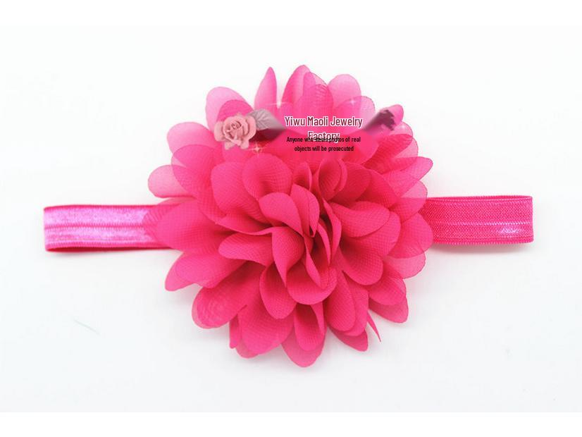 Chiffon Flower Headband for Babies and Toddlers: Stylish European & American Design