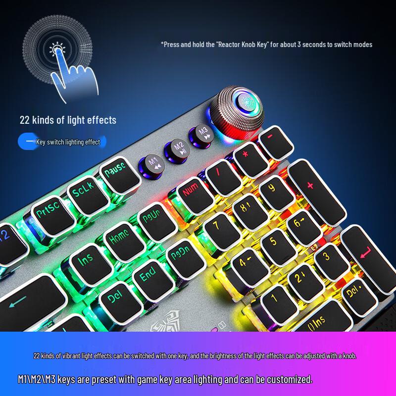 AULA F2088 Kabelgebundene Mechanische Gaming-Tastatur