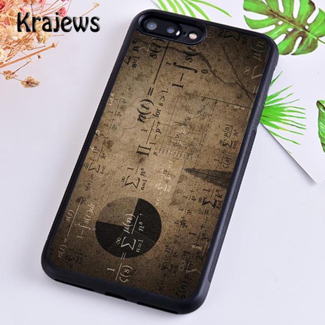 Krajews Math Formulas of Rubber Equations Phone Case Cover For iPhone 17 Air 16 15 14 plus 12 13 pro max Fundas