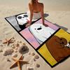 Nightly Friends bears Adventure Beach Towel, Super Soft Microfiber, Gift for Her/Him, Birthday, for Pool, Beach, Travel, Home Decor Fan gifts