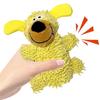 2025 Cute Cartoon Squeaky Plush Mop Dog Toy Chewproof Play Toy For Puppies Small Dogs Ideal For Home Playtime Fetch