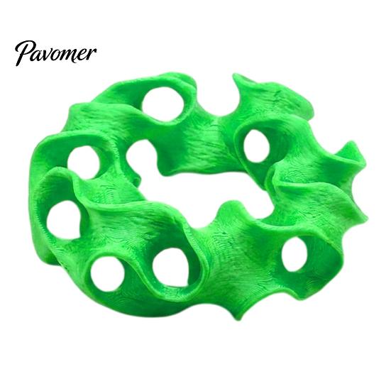 Freshwater Aquarium Decor 3D Printed Hideout Cave, Wavy Hollow Ring Fish Shrimp Shelter, Cave Breeding Hiding Hole Decor, Tank Ornament for