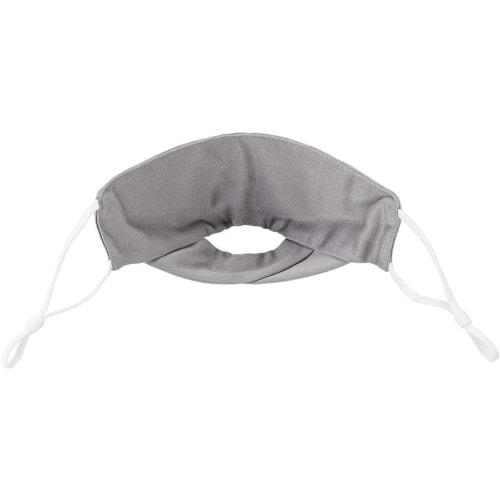 iMedia Sleeping Masks, Set of 2, Gray, Large, 100% Silk, Washable, Nasal Breathing Silk Mask for Sleeping, Prevents Dryness and Stuffiness, Unisex, Ad