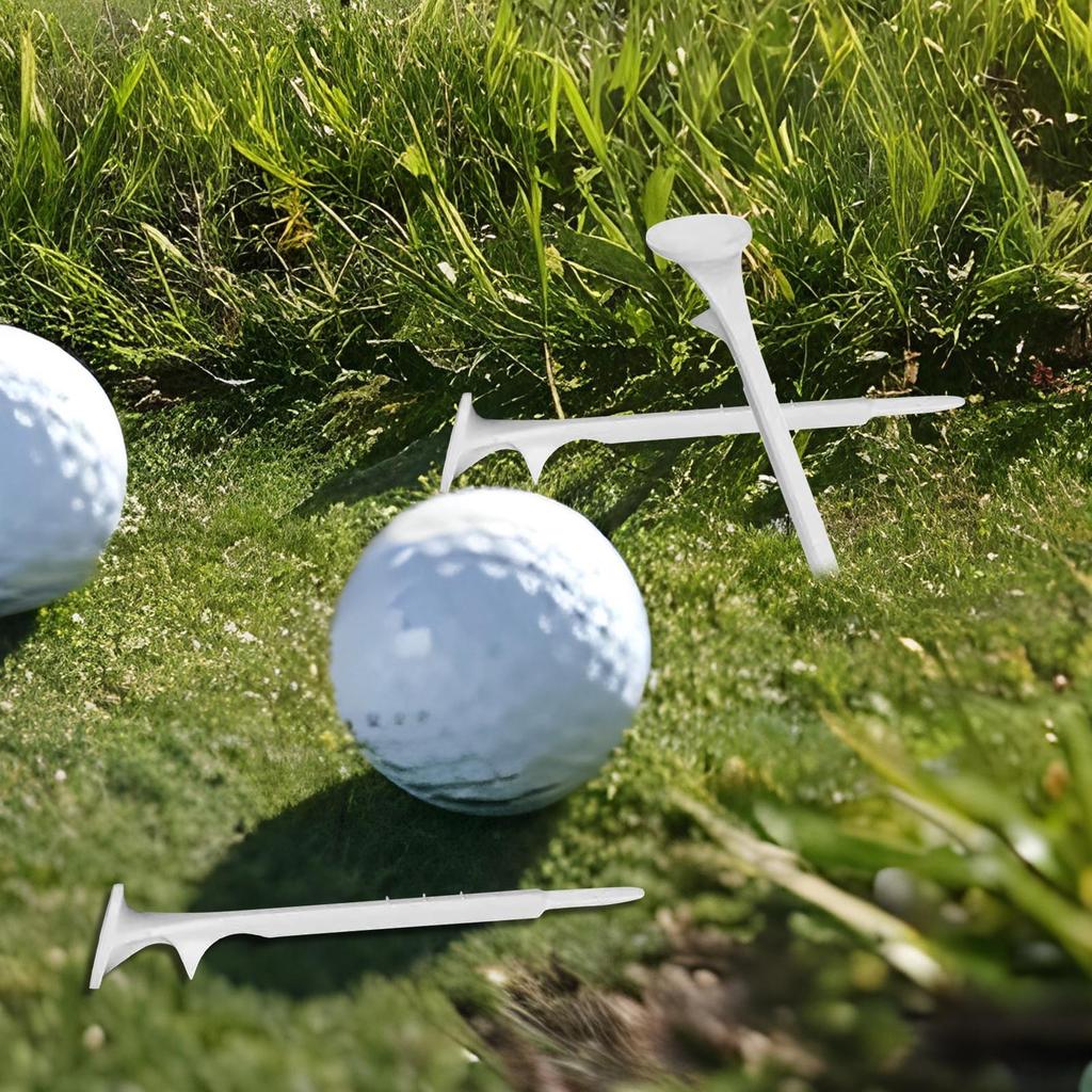 Golf Tee 5 Pieces 18-Degree Angled Golfing Tees Prevent Side Rotate Lower Friction Ball Sport Equipment For Outdoor Indoor