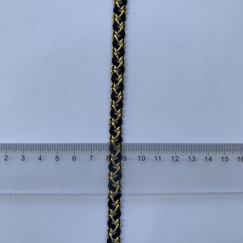 New 5m/16.4ft each Pack white gold lace trims Handmade curve rope Sewing Accessory for bras Curtains Dresses Hats wedding Gift sewing Decoration