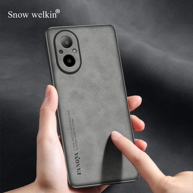For Realme C67 4G Luxury Sheepskin Leather Shockproof Silicone Case For Realme C67 5G Phone Case Cover Coque