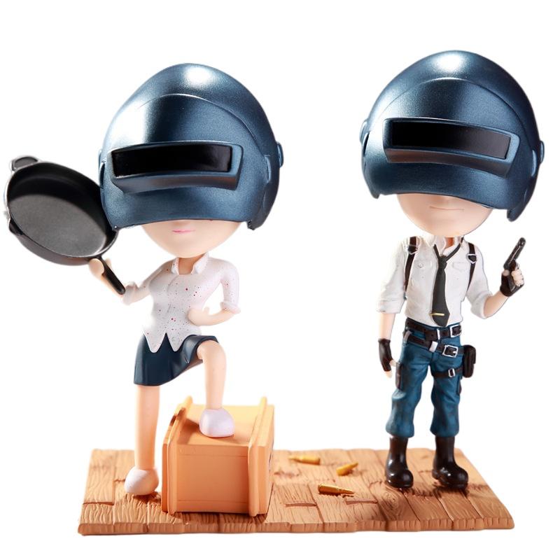 

Battle Royale Q Version of Chicken Figure, Good Luck, Chicken, Big Head, Double Model, Figure