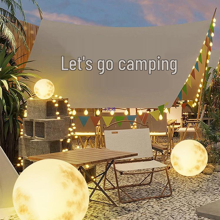 Waterproof Solar Moon Lamp: Outdoor Floor and Landscape Lighting for Camping and Lawn