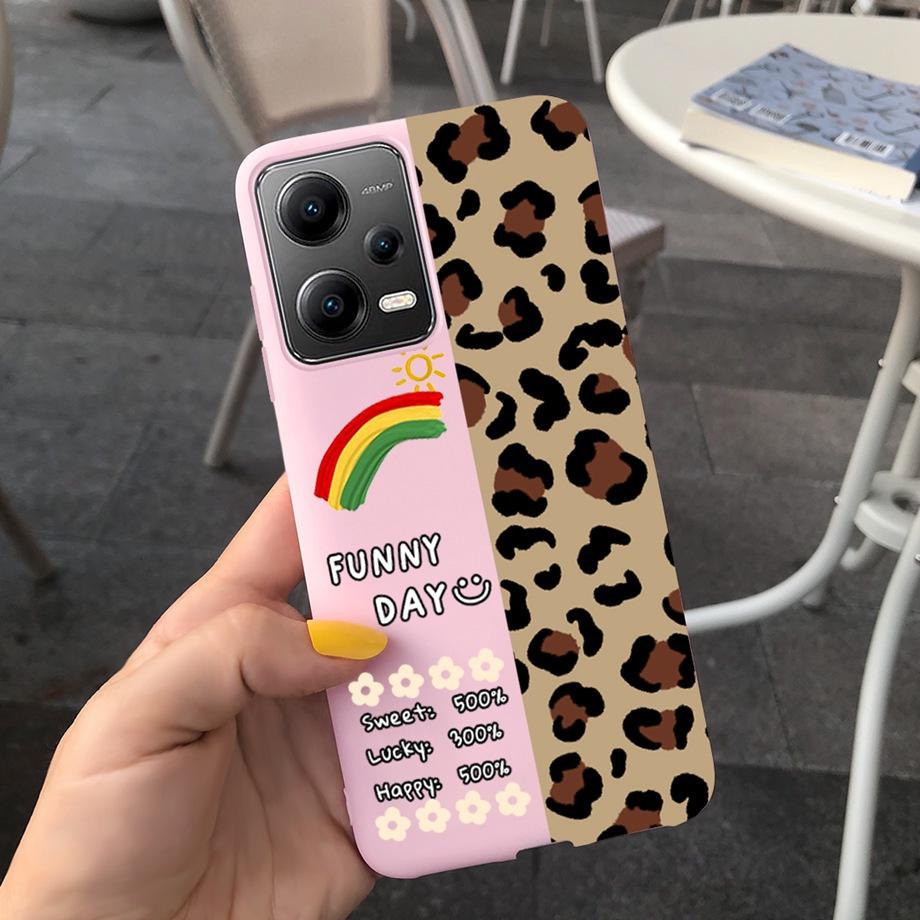 Cartoon Cases For Xiaomi Poco X5 Pro 5G Case PocoX5 5G Cover Soft TPU Matte Shockproof Capas Dragon Cute Cat Astronaur Pattern