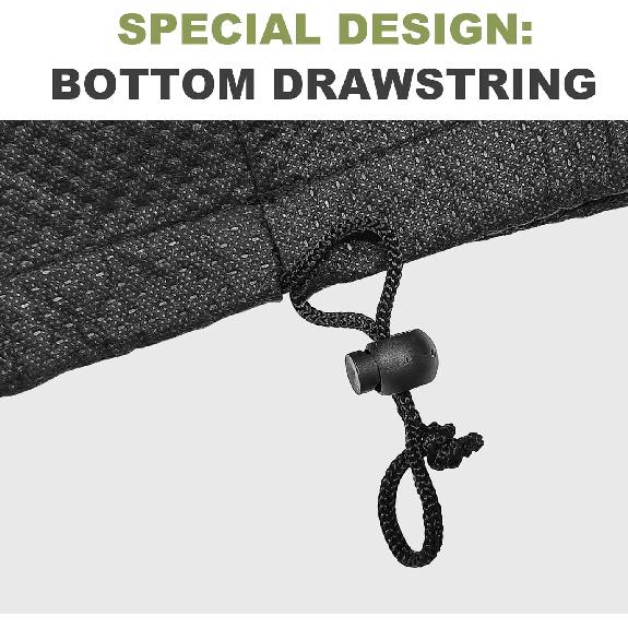 Umbrauto Electric Tongue Jack Cover| Universal Waterproof RV Trailer Hitch Protective Cover, Camper Parts And Accessories For Travel Trailer Outside