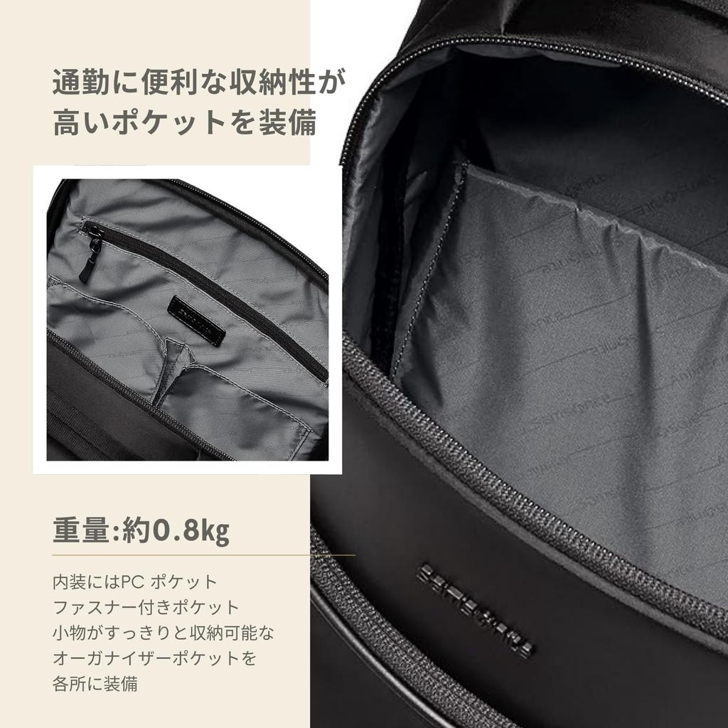 Samsonite Men's Flyz-Lite 2 Backpack, Medium, Expandable, Black