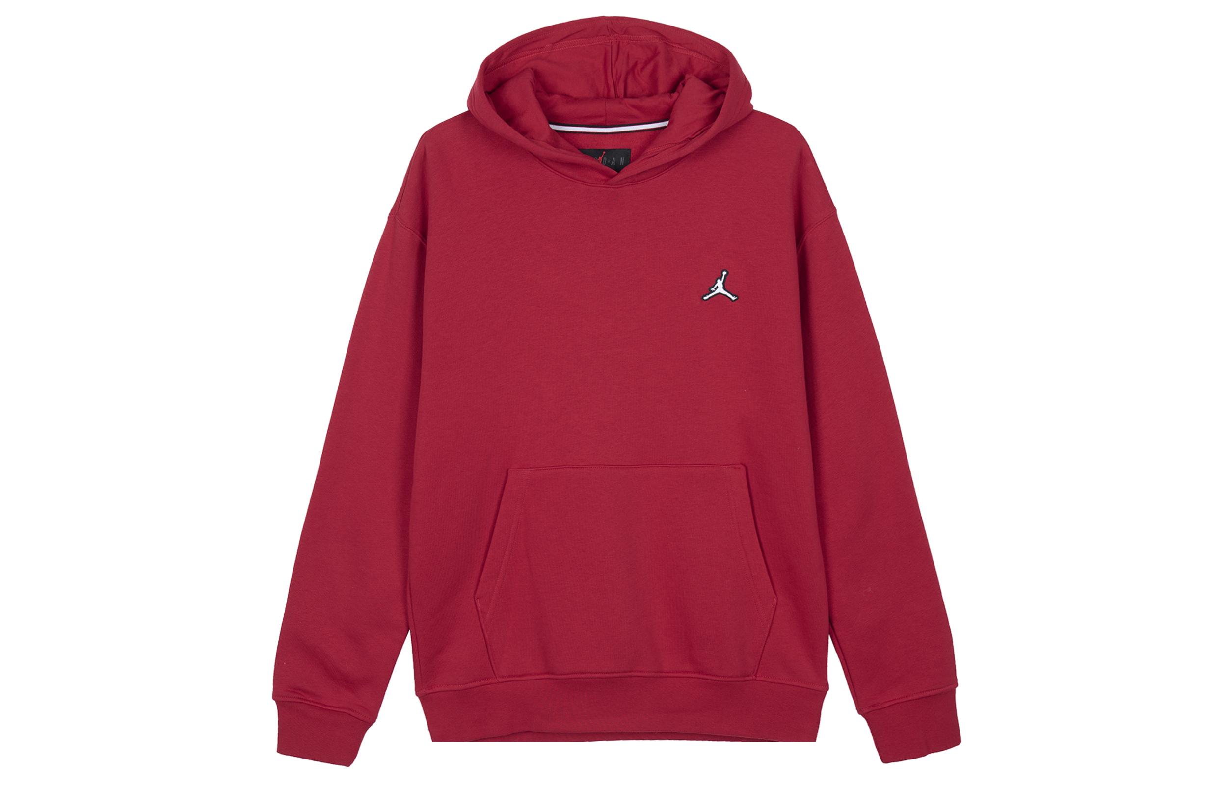 Jordan Brooklyn Sweatshirts Heren Rood Met Capuchon Verdikt Normaal L brown