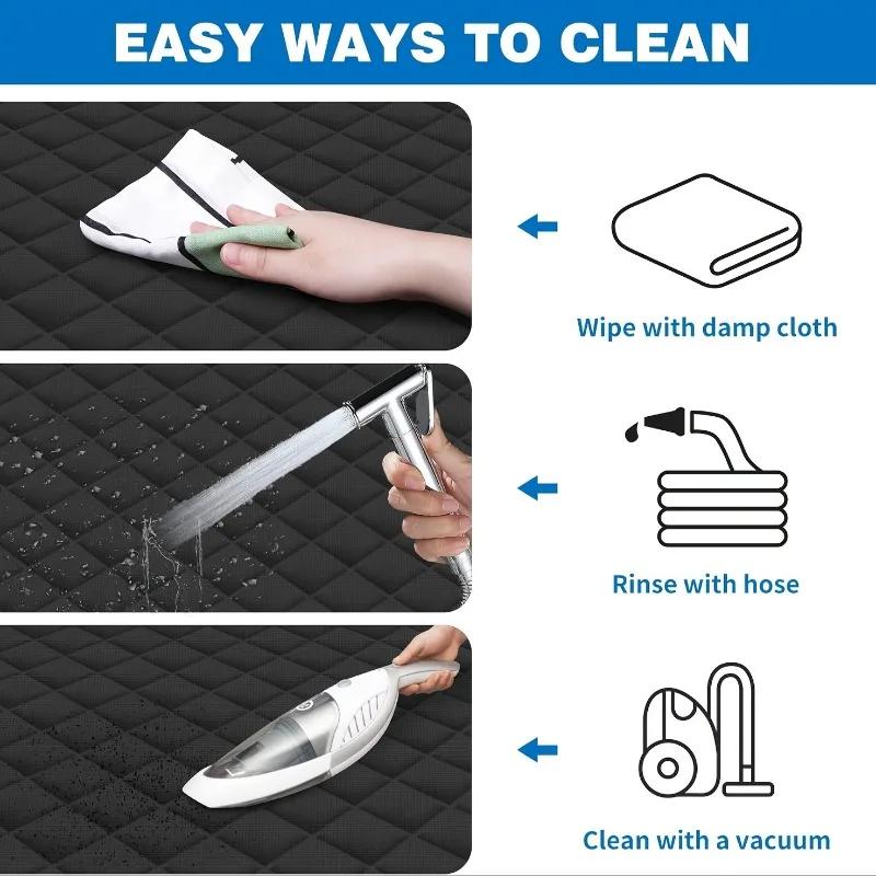 Scratch Resistant Waterproof 1PC Dog Car Seat Cover Non Slip Front Passenger Pet Protector Universal Fit Cars SUVs Trucks Goods