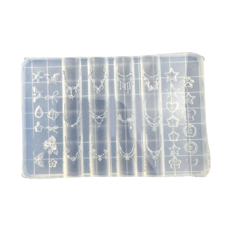 Akcesoria Artystyczne Formy Deserowy Niedźwiedź Tematyczne Paznokcie Formy do Projektowania Paznokci Formy do Zdobienia Paznokci do Delikatnych Wzorów Manicure