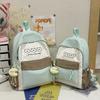 Schoolbag Student Schoolbag Is Small, Fresh and Cute, Contrasting Color Student Backpack, New High-value Girl High School Junior High School Schoolbag